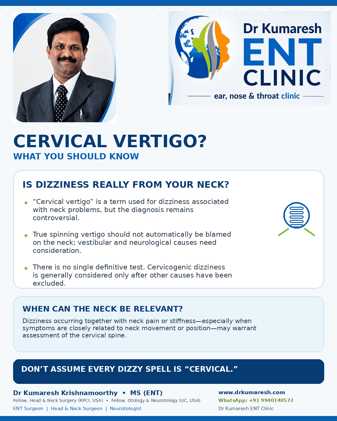 cervical vertigo