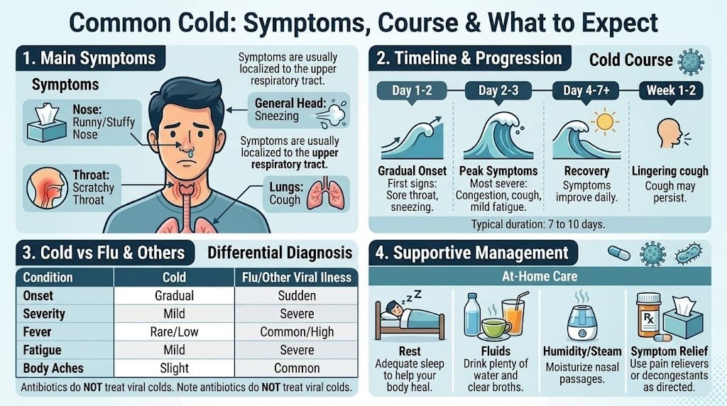 cold symptoms common cold