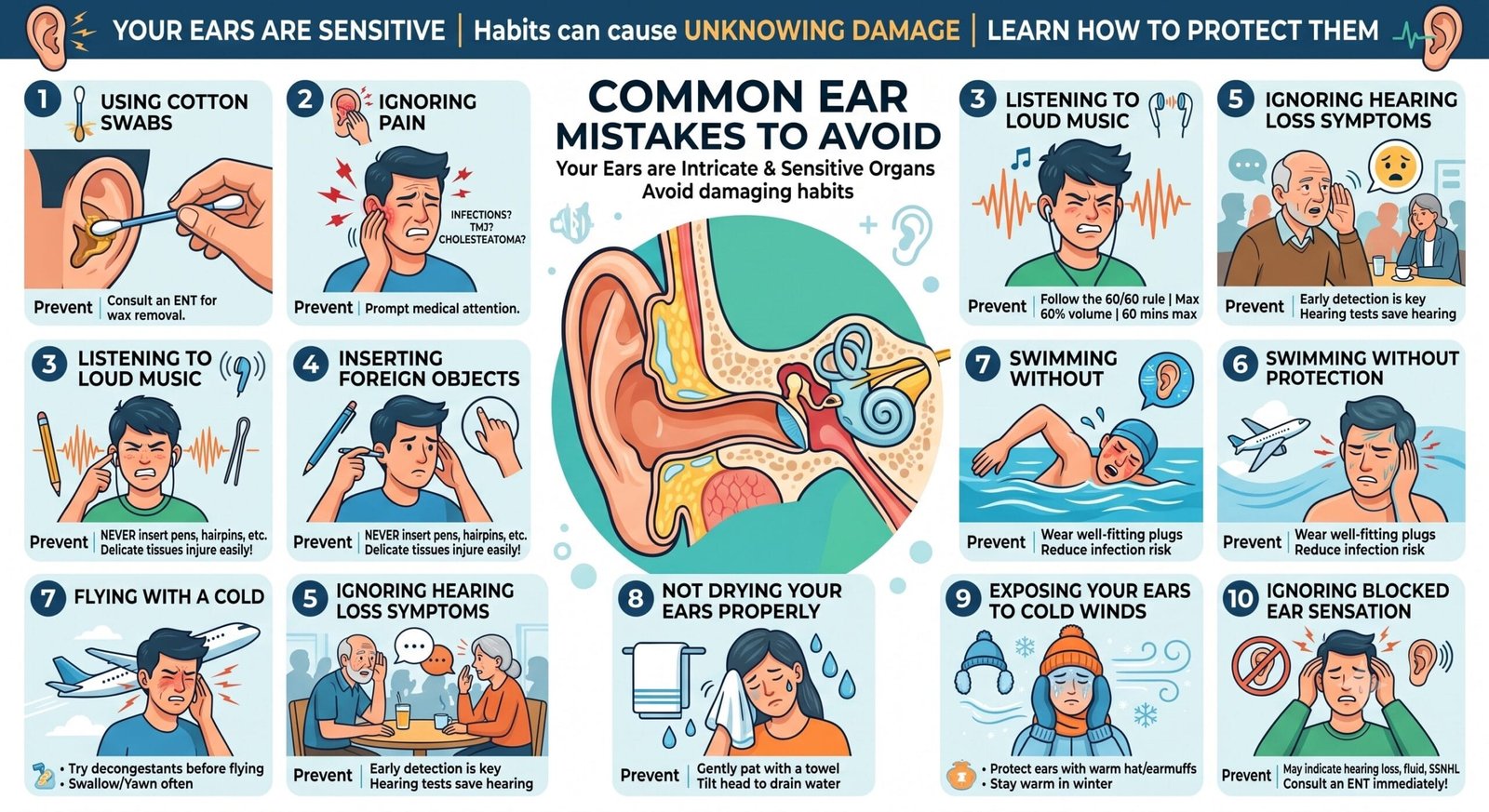 ear mistakes